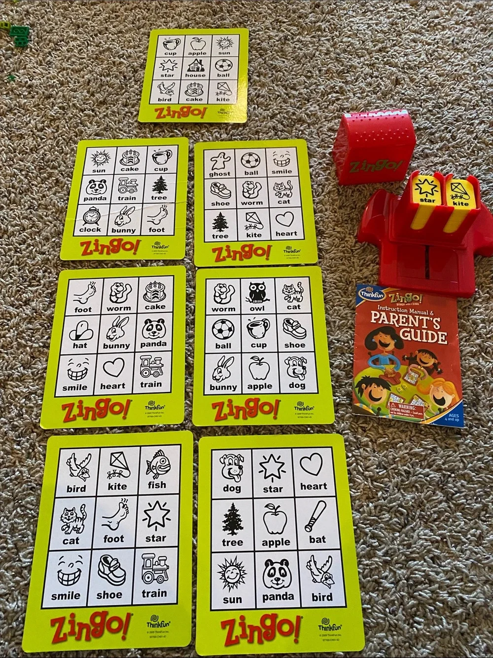 Think! Zingo! Kids Bingo Game